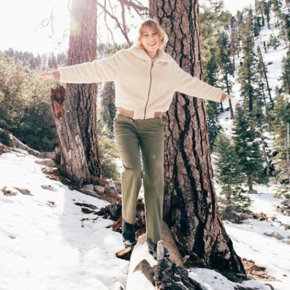 TRUE IMG Tan Teddy Bomber Jacket - Picture 11 of 11